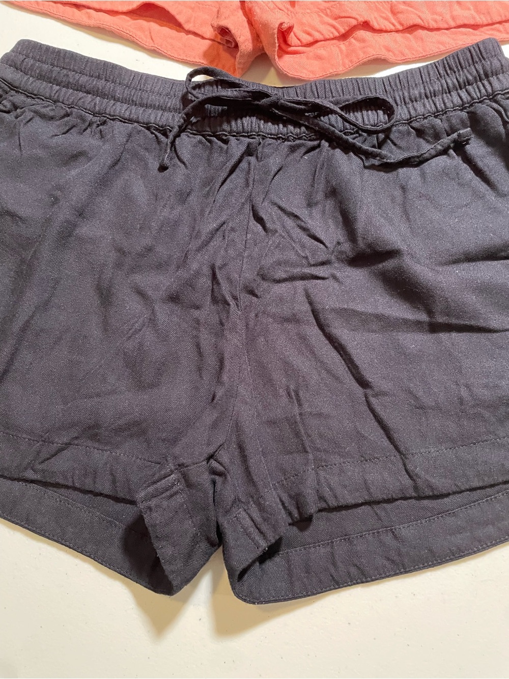 2 Pair of Salt Life Drawstring Shorts. Black/Peach. Size L. - Picture 3 of 15